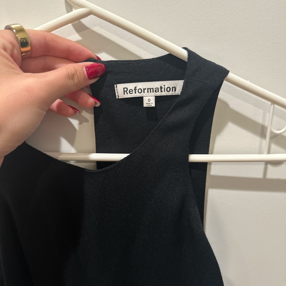 Reformation Black Sleeveless Jumpsuit - Picture 4 of 4